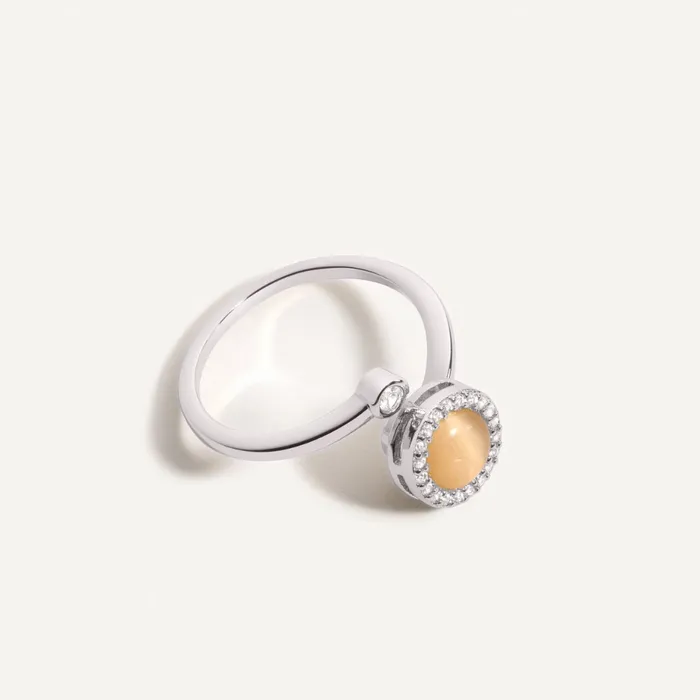 Hearts Valley Jewelry Rings Moonstone Meditation Ring