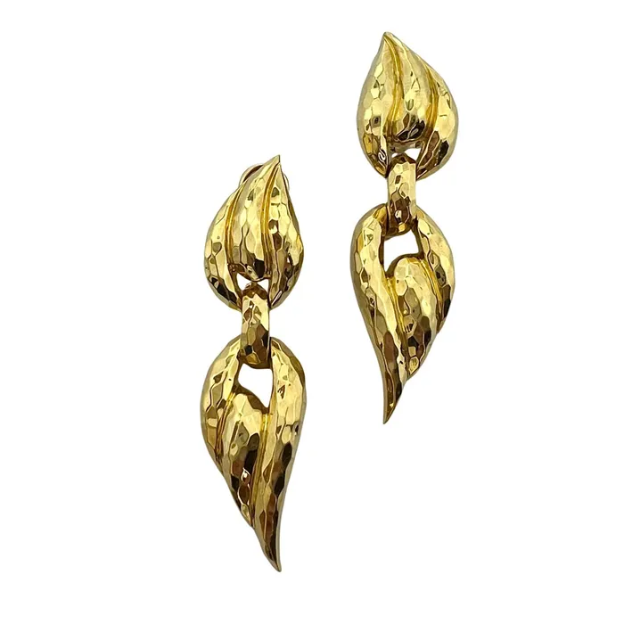 Henry Dunay 18K Gold Bright Finished Earrings Henry Dunay Earrings
