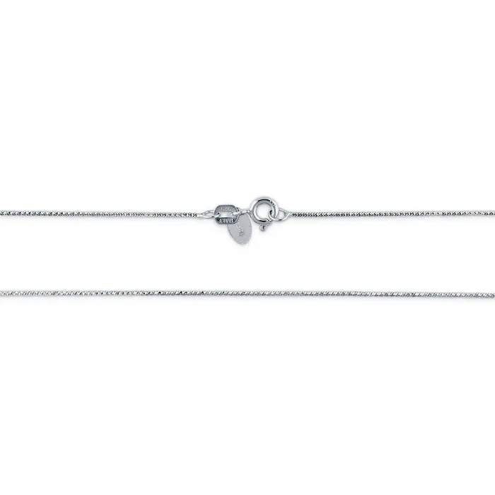 Italian Diamond Cut Snake Chain Necklace in Sterling Silver BERRICLE Necklaces