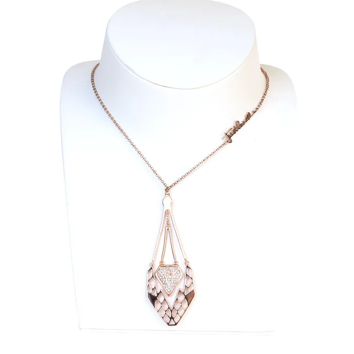 Just Cavalli Necklaces Just Cavalli Ip Rose Gold Necklace With Snake Head Pendant 18 Just Cavalli Necklaces Just Cavalli Ip Rose Gold Necklace With Snake Head Pendant 18