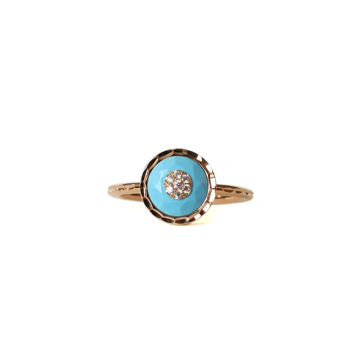 Korloff Rings Korloff Pink Gold Ring With Diamonds Size 6