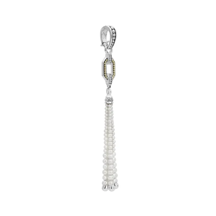 Lagos Luna Pearl Tassel Toggle Necklace Necklaces Lagos Luna Pearl Tassel Toggle Necklace Necklaces