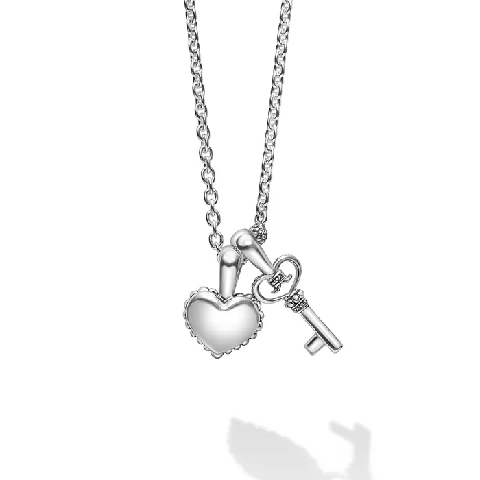 LAGOS Necklaces Kinder Childs First Heart and Key Necklace