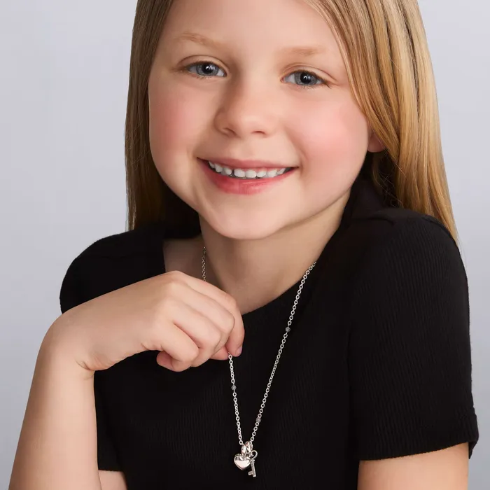 LAGOS Necklaces Kinder Childs First Heart and Key Necklace LAGOS Necklaces Kinder Childs First Heart and Key Necklace