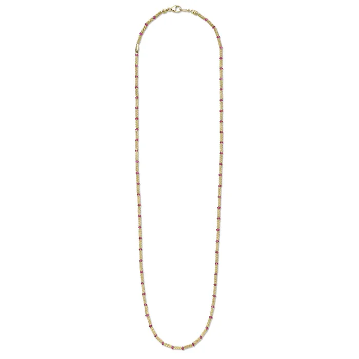 LAGOS Necklaces Studio 18K Gold and Ruby Necklace LAGOS Necklaces Studio 18K Gold and Ruby Necklace
