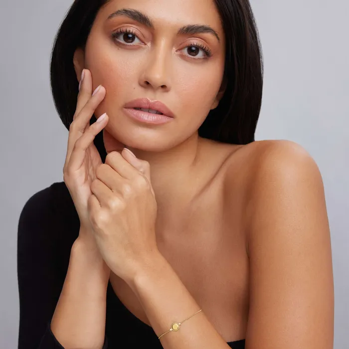 Lagos PreStyled Sets Caviar Gold 18K Gold Diamond Circle Bracelet Lagos PreStyled Sets Caviar Gold 18K Gold Diamond Circle Bracelet
