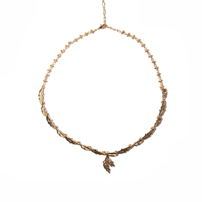 Les Nereides Ears Of Wheat Pendant Necklace Les Nereides Necklaces