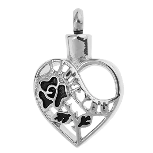 Loom Tree Stainless Steel Flower Heart Urn Pendant Memorial Cremation Ash Holder 4 Dropshipped via Social Commerce Network Necklaces Loom Tree Stainless Steel Flower Heart Urn Pendant Memorial Cremation Ash Holder 4 Dropshipped via Social Commerce Network Necklaces
