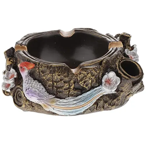 LOOM TREE Vintage Style Phoenix Decoration Resin Tabletop Ash Tray Red Dropshipped via Social Commerce Network Necklaces LOOM TREE Vintage Style Phoenix Decoration Resin Tabletop Ash Tray Red Dropshipped via Social Commerce Network Necklaces