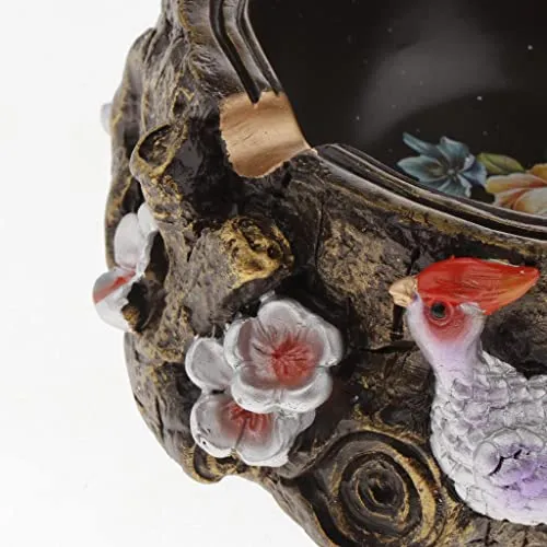 LOOM TREE Vintage Style Phoenix Decoration Resin Tabletop Ash Tray Red Dropshipped via Social Commerce Network Necklaces