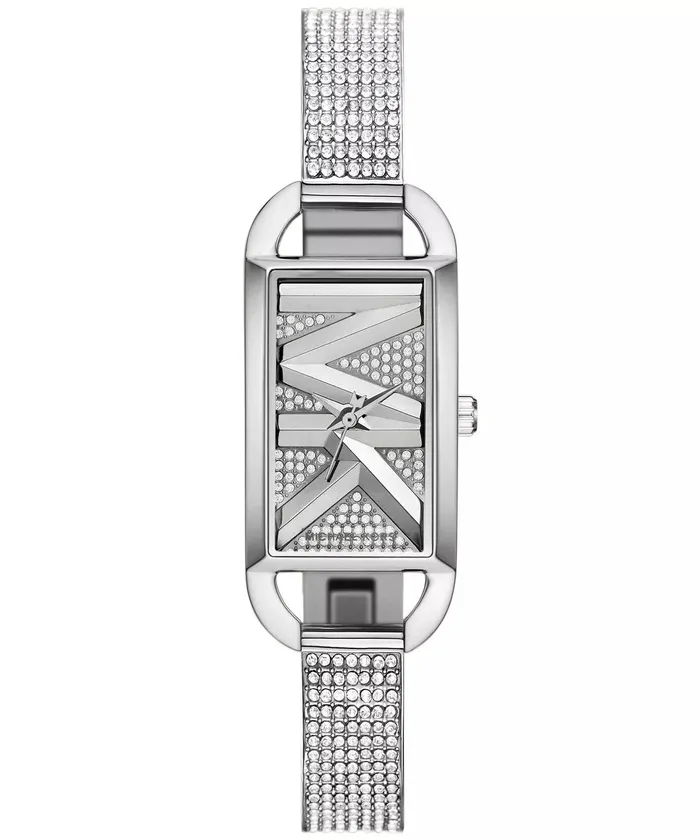Michael Kors MK Empire Ladies SilverTone Bangle Watch Michael Kors Rings