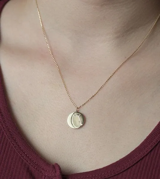 Necklaces Capucinne Constellation Necklace 14K Diamond Zodiac Necklace
