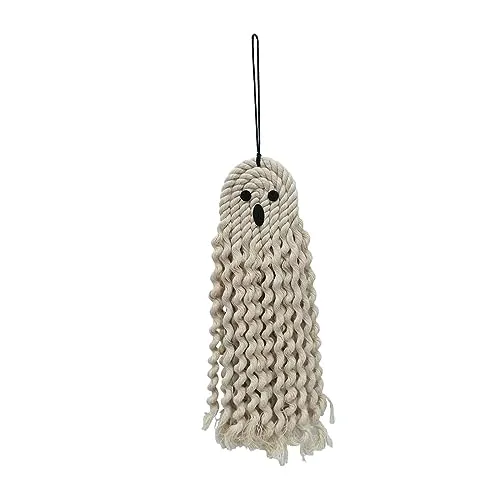 Necklaces Dropshipped via Social Commerce Network UJEAVETTE Hanging Ghost Decoration Hand Woven Ghost for Yard Front Door Tree