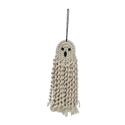 Necklaces Dropshipped via Social Commerce Network UJEAVETTE Hanging Ghost Decoration Hand Woven Ghost for Yard Front Door Tree