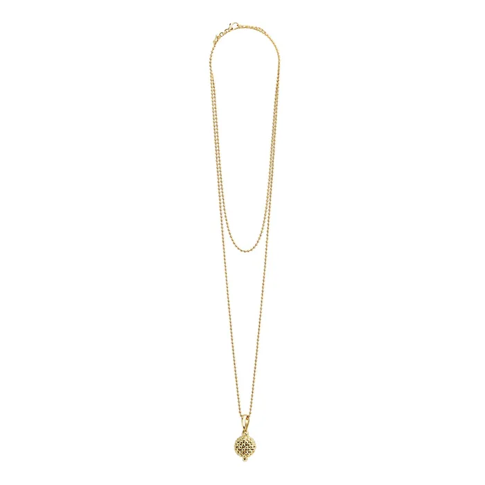 Necklaces Lagos Caviar Gold 18K Gold Caviar Beaded Pendant Necklace Necklaces Lagos Caviar Gold 18K Gold Caviar Beaded Pendant Necklace
