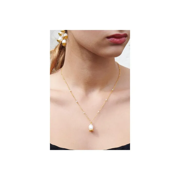 Necklaces Les Nereides Les Nereides Lily Of The Valley Pendant Necklace Necklaces Les Nereides Les Nereides Lily Of The Valley Pendant Necklace