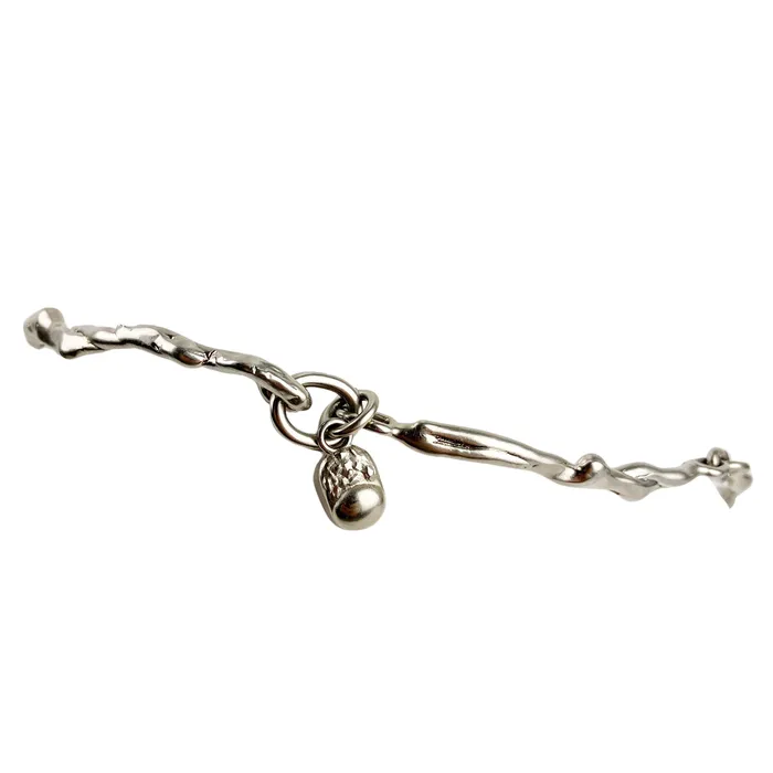 Necklaces Marni Rose Bud CrystalEmbellished Necklace in Silver Marni