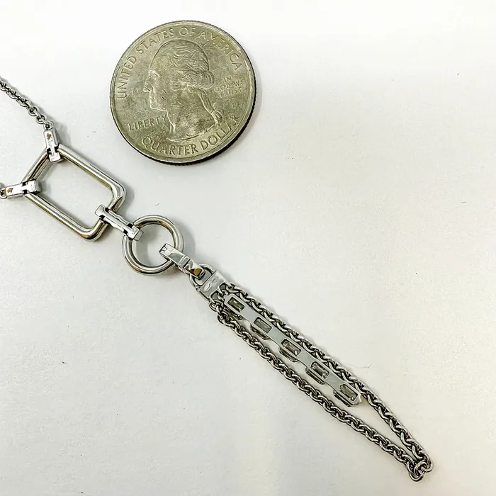 Necklaces Norman Covan Norman Covan 18K White Gold Diamond Pendant Necklace