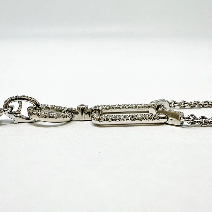Necklaces Norman Covan Norman Covan 18K White Gold Diamond Pendant Necklace