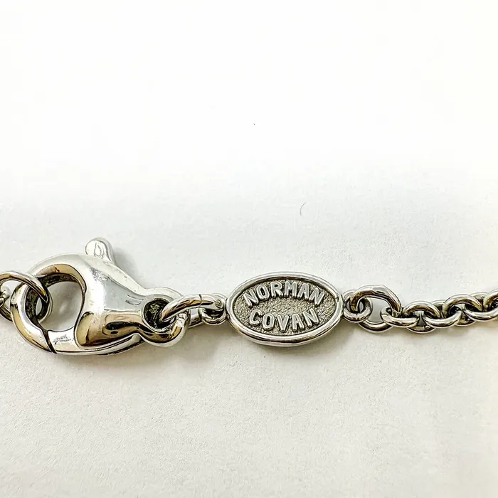 Necklaces Norman Covan Norman Covan 18K White Gold Diamond Pendant Necklace