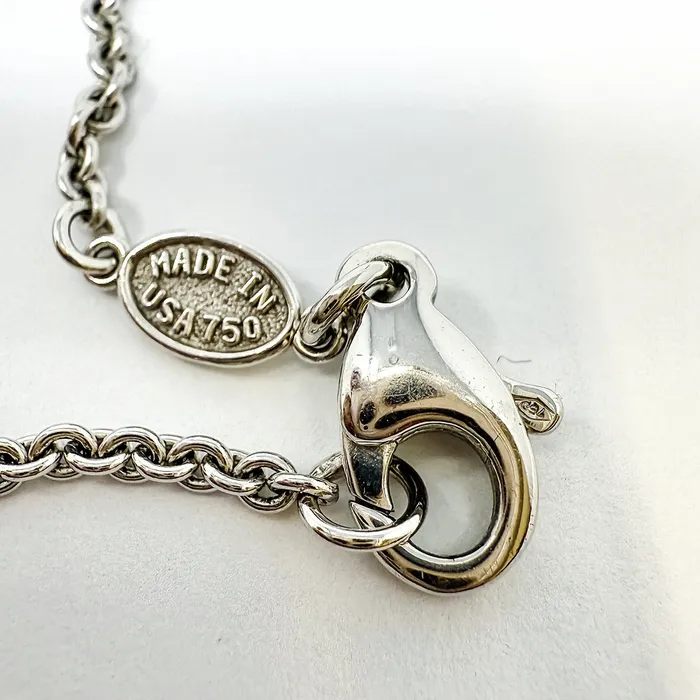 Necklaces Norman Covan Norman Covan 18K White Gold Diamond Pendant Necklace