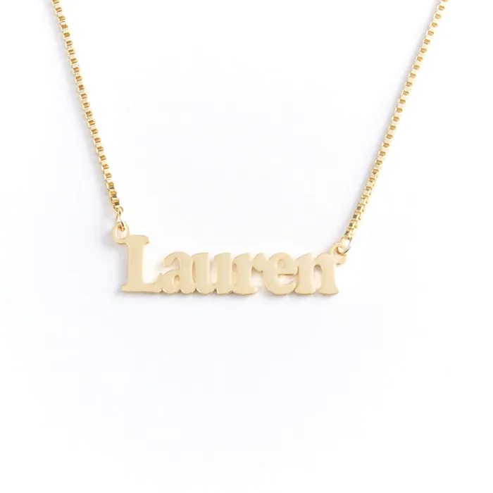 Novalico Necklaces Bold Name Necklace