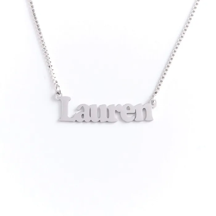 Novalico Necklaces Bold Name Necklace