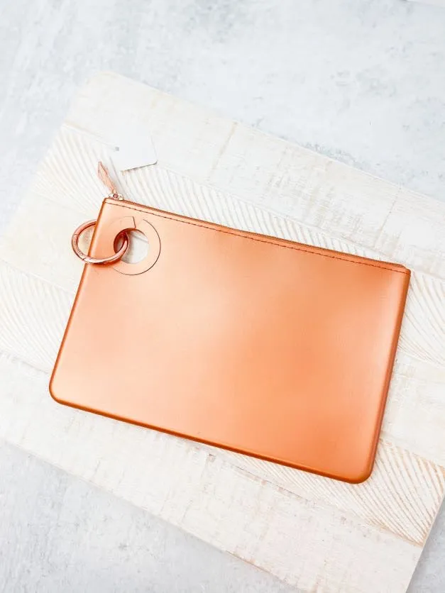OVenture Earrings Silicone Pouch by OVenture Solid Rose Gold