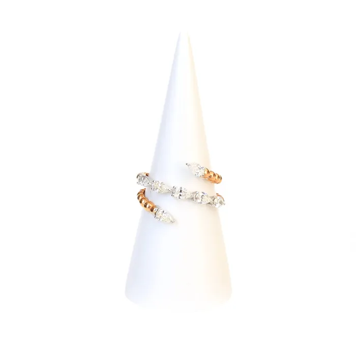 Ouzounian Ring 18 Carat Pink White Gold With Diamond Colour G Clarity Vs Size 75 Ouzounian Jewelry Rings Ouzounian Ring 18 Carat Pink White Gold With Diamond Colour G Clarity Vs Size 75 Ouzounian Jewelry Rings