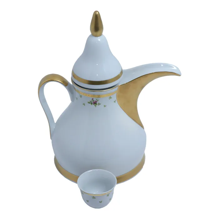 PreStyled Sets Falken Porzellan Falken Porzellan Primavera Dallah Set Gold PreStyled Sets Falken Porzellan Falken Porzellan Primavera Dallah Set Gold