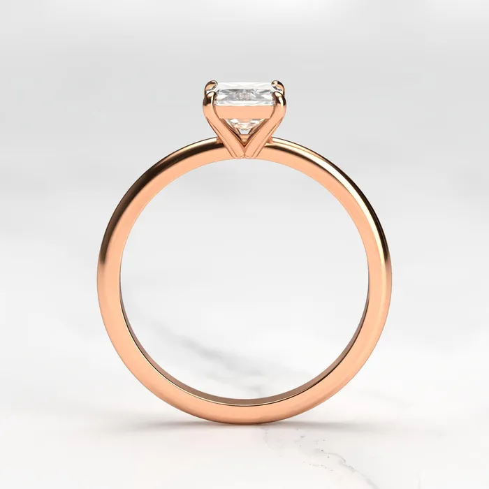 Radiant Solitaire Diamond Ring Capucinne Rings