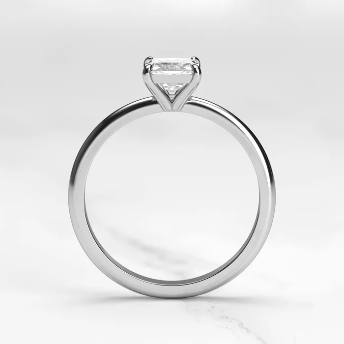 Radiant Solitaire Diamond Ring Capucinne Rings