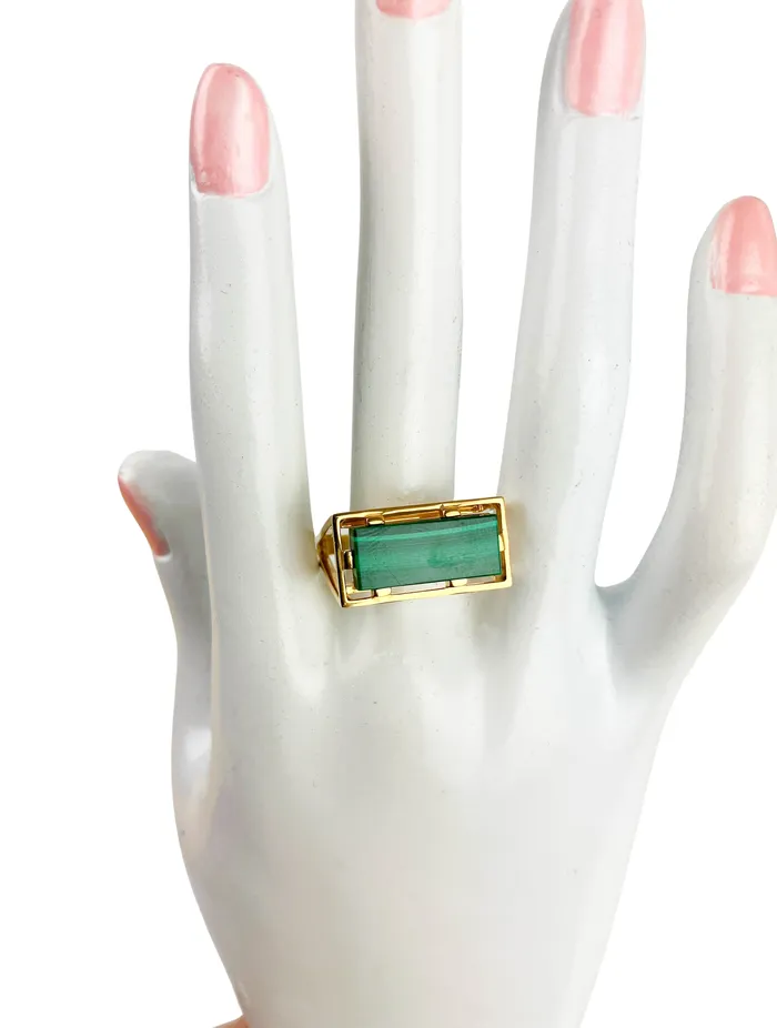 Rings Aliita Diaspro Malachite Ring Aliita
