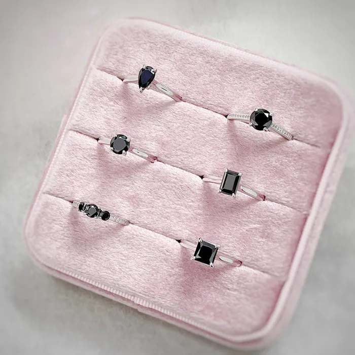 Rings BERRICLE 3Stone CZ Ring in Sterling Silver 025ct