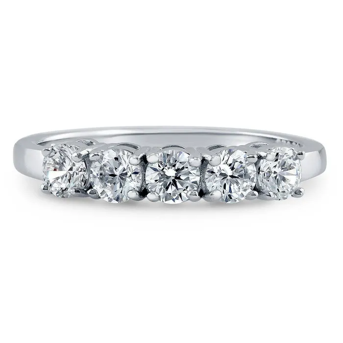Rings BERRICLE 5Stone CZ Ring in Sterling Silver