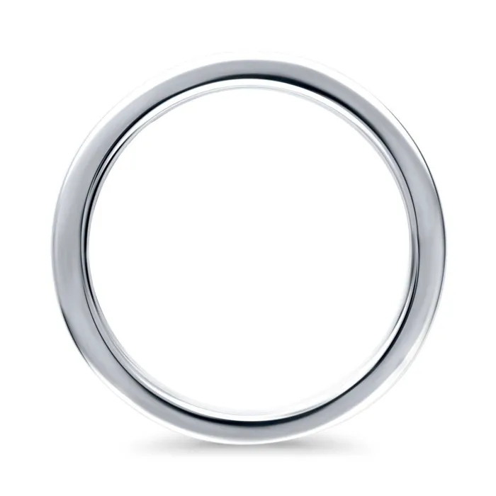 Rings BERRICLE Channel Princess CZ Eternity Ring in Sterling Silver