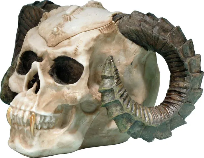 Rings Dropshipped via Social Commerce Network Human Skull Voodoo Skeleton Evil Demon Devil Ram Horn Vampire Ashtray Stash USA