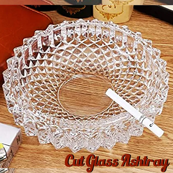 Rings Dropshipped via Social Commerce Network Jades Cut Glass Ashtray