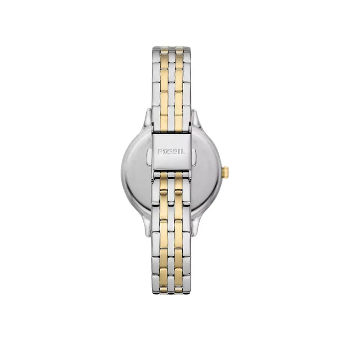 Rings Fossil Fossil Womens Laney ThreeHand TwoTone Stainless Steel Watch Rings Fossil Fossil Womens Laney ThreeHand TwoTone Stainless Steel Watch