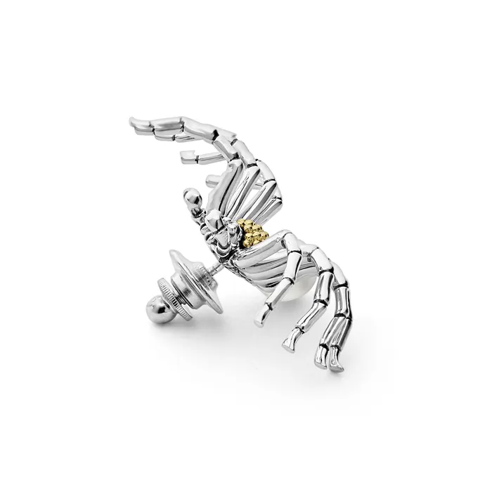 Rings LAGOS Rare Wonders Two Tone Pearl Spider Pin Rings LAGOS Rare Wonders Two Tone Pearl Spider Pin