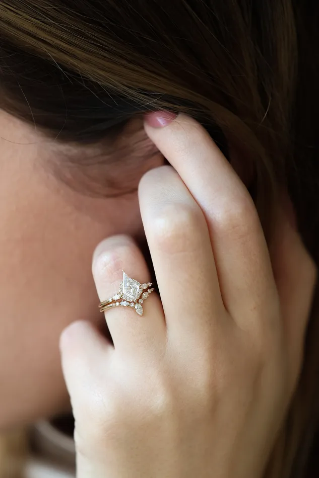 Rings Poppy Kite Lab Diamond Ring Set Capucinne