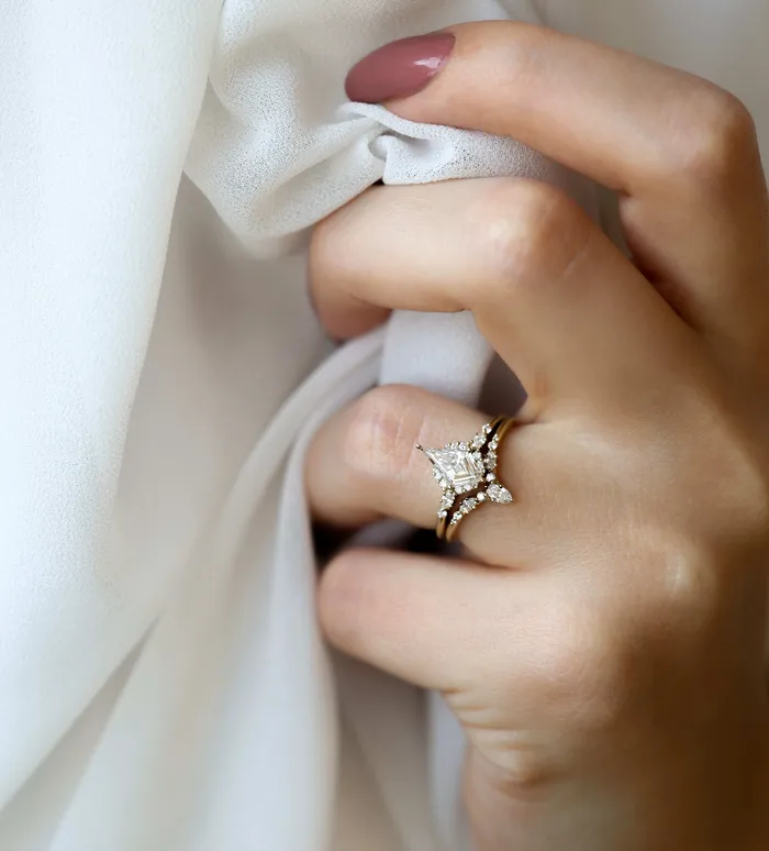 Rings Poppy Kite Lab Diamond Ring Set Capucinne