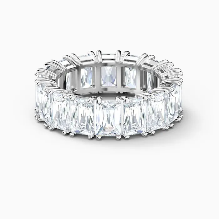 Rings Swarovski Swarovski Vittore Ring Rectangular Cut White Rhodium plated 60 Rings Swarovski Swarovski Vittore Ring Rectangular Cut White Rhodium plated 60