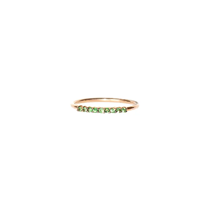 Rings Terzihan Terzihan 14 Carat Pink Gold Ring With Precious Stones Size 6 Rings Terzihan Terzihan 14 Carat Pink Gold Ring With Precious Stones Size 6