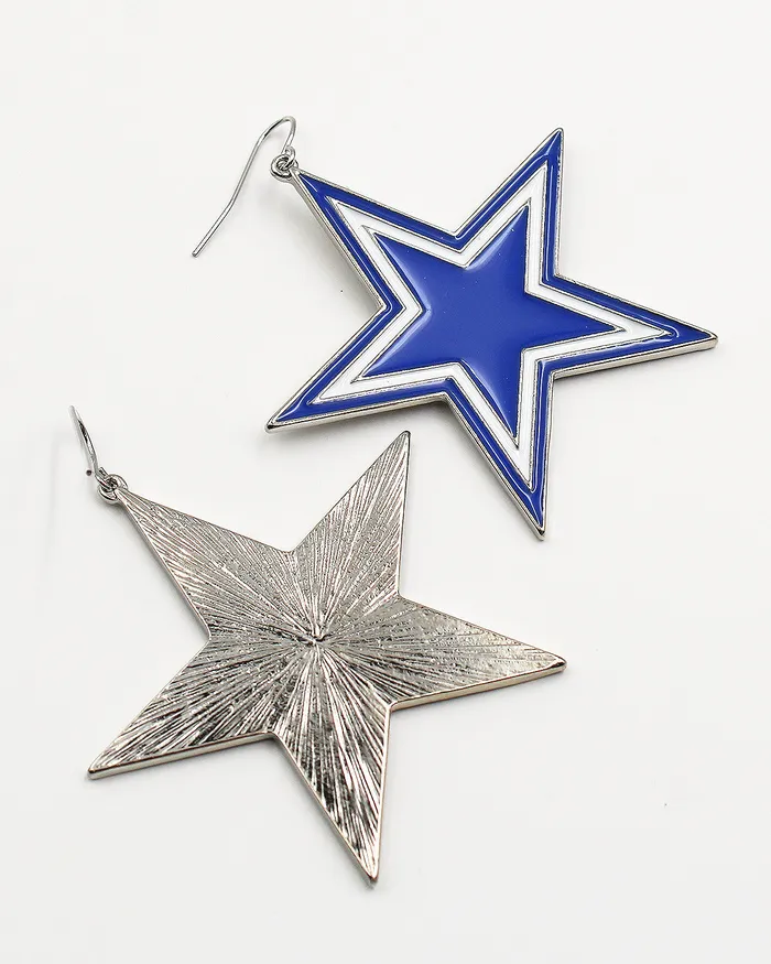 SEPT2024 Earrings Texas Star Game Day Earrings SEPT2024 Earrings Texas Star Game Day Earrings