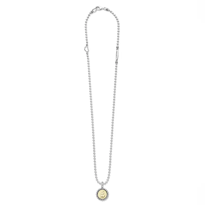 Signature Caviar G Initial Charm Necklace LAGOS Necklaces Signature Caviar G Initial Charm Necklace LAGOS Necklaces