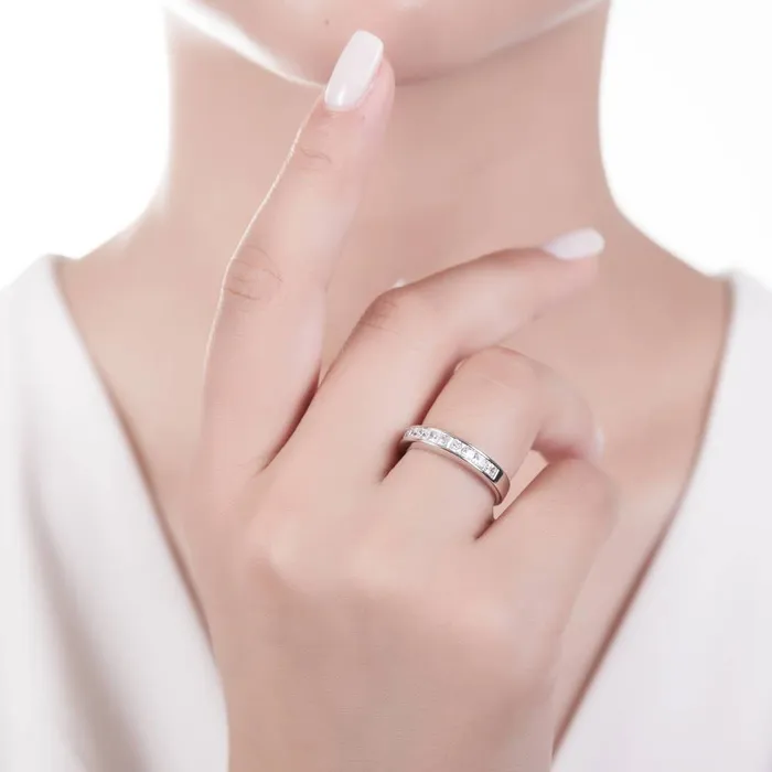 Solitaire 16ct Asscher CZ Ring Set in Sterling Silver BERRICLE Rings