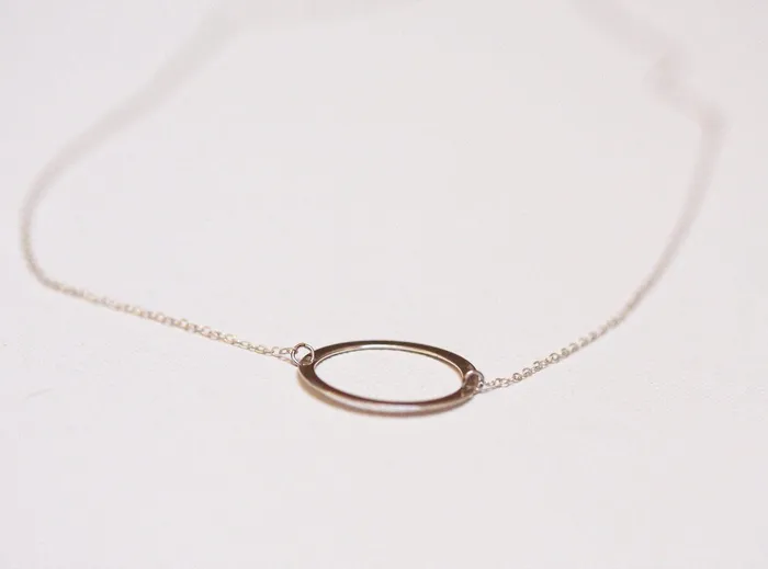 Sterling Silver Karma Necklace With Infinity Circle Capucinne Necklaces