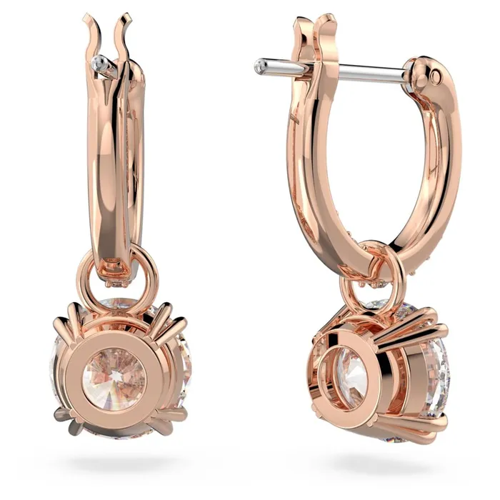 Swarovski Constella Drop Earrings Round cut White Rose goldtone plated ONE SIZE Swarovski Earrings Swarovski Constella Drop Earrings Round cut White Rose goldtone plated ONE SIZE Swarovski Earrings