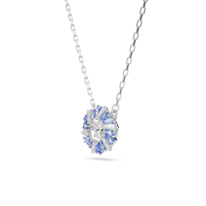 Swarovski Earrings Swarovski Idyllia Set Necklace and Earrings Mixed cuts Flower Blue Rhodium plated Swarovski Earrings Swarovski Idyllia Set Necklace and Earrings Mixed cuts Flower Blue Rhodium plated